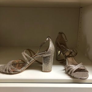 Badgley Mischka evening sandals